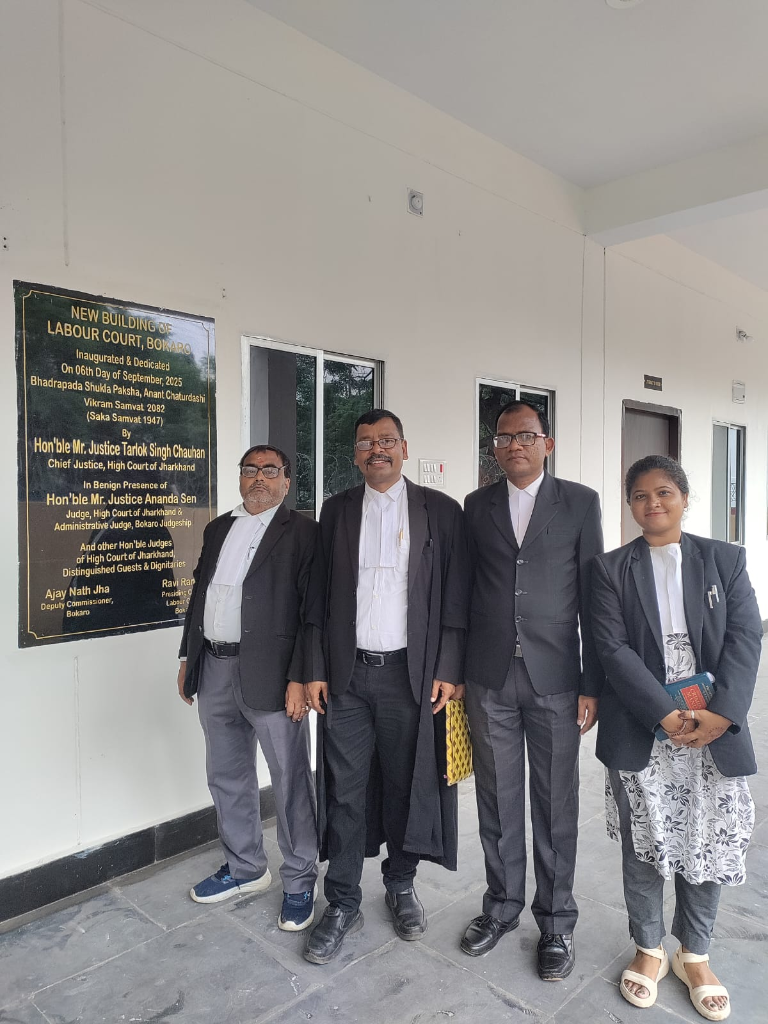 Team at Labour Court, Bokaro inauguration